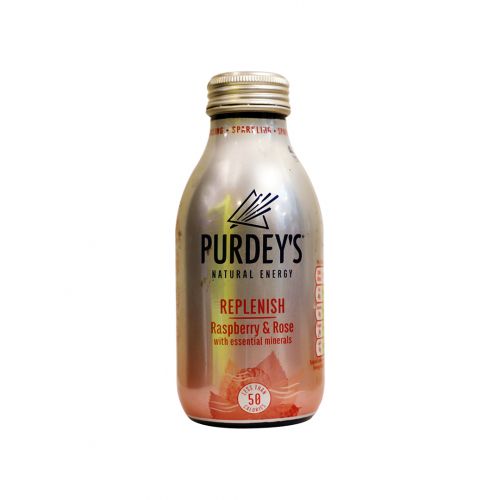 PURDEY'S NATURAL ENERGY REPLENISH RASPBERRY AND ROSE 330ML 