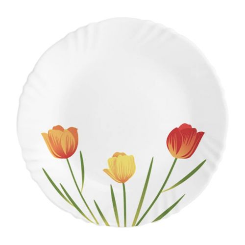 CELLO DINNER PLATE TULIP GARDEN IMPERIAL 10" 