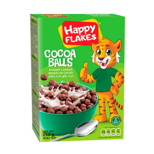 HAPPYFLAKES COCOA BALLS 250G