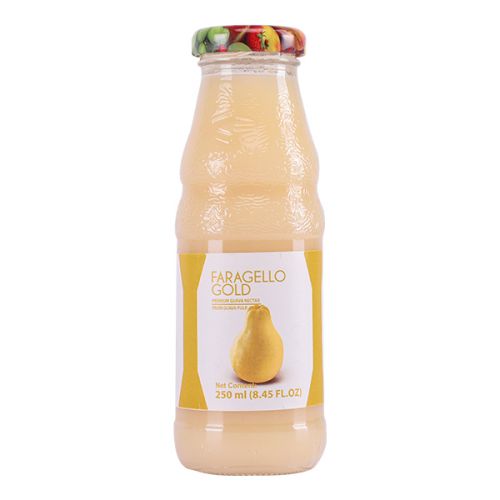 FARAGELLO GOLD  GUAVA NECTAR GLASS BOTTLE 250ML