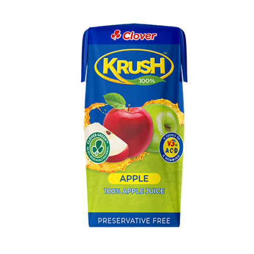 CLOVER KRUSH 100% APPLE FRIUT JUICE 200ML