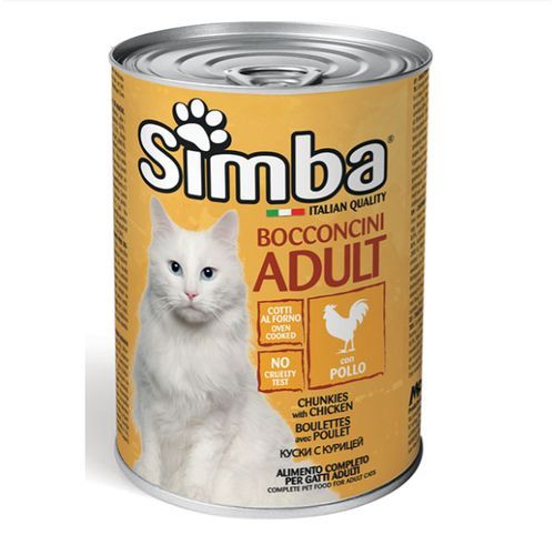 SIMBA CAT WITH CHICKEN 415G