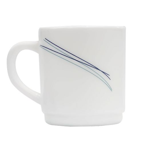 MUG COFFEE GLASS ROMA 30CL COOL LINES - CELLO
