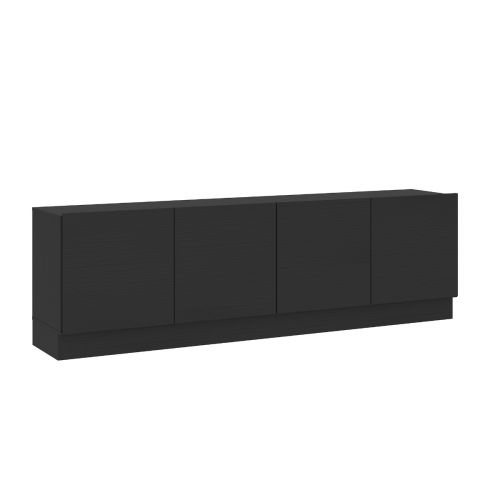 TV STAND 4DOOR BLACK 122631630