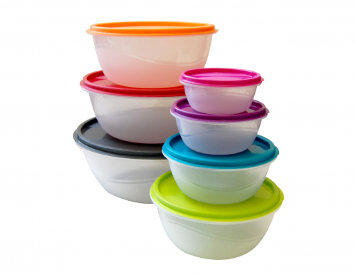 CONTAINER BOWL SET WITH LID 7 PIECES STORE FRESH 5457-7
