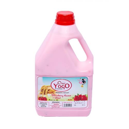 ONE YOGO STRAWBERRY YOGHURT 2L