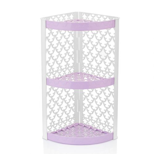 STORAGE CORNER SHELF 3 LAYER PLASTIC UR-3077