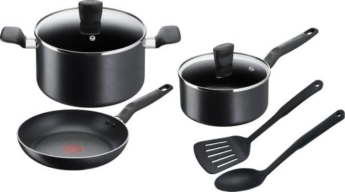 TEFAL COOKWARE SET 7 PIECES BLACK B459S784