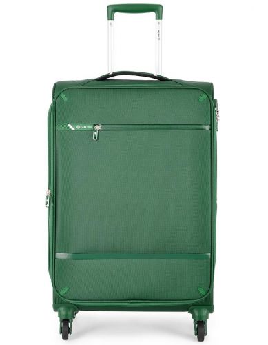 SUITCASE GREEN/GREY/BLUE 21"CARLTON AMBERLITE