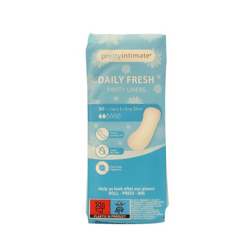 PRETTY INTIMATE DAILY FRESH PANTY LINERS 30-PIECES