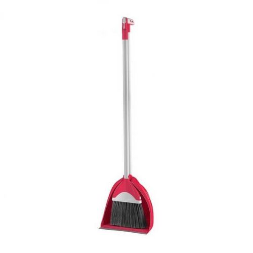 TITIZ DUSTPAN & BRUSH SET LONG HANDLE PLASTIC TP-185