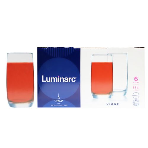 LUMINARC TUMBLER VIGNE H/B 