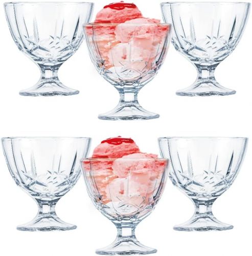 LUMINARC MALDIVES SUNDAE ICE CREAM CUP 6PCS YD6B8 N2321