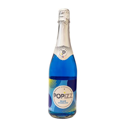 POPIZZ SPARKLING DRINK BLUE 750ML