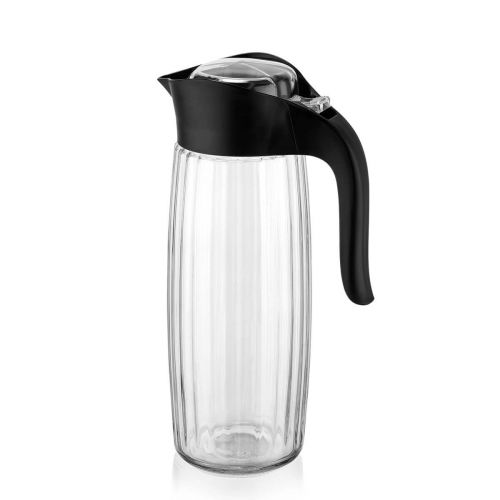 QLUX PITCHER STRIPED AMFORA GLASS 1600CC C-00323