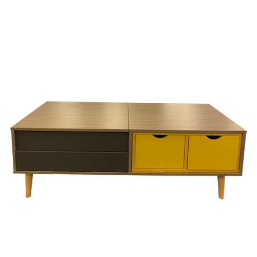 DRESSING TABLE WOOD WITH METAL LEG MIRROR DT8ND90001