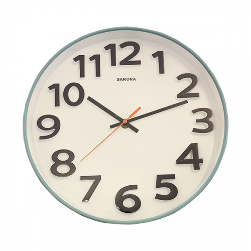 WALL CLOCK SAKURA 30.5X30.5X4.3 2738