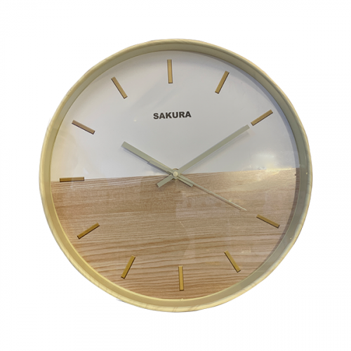 WALL CLOCK SAKURA 30.5X30.5X4.3 2954