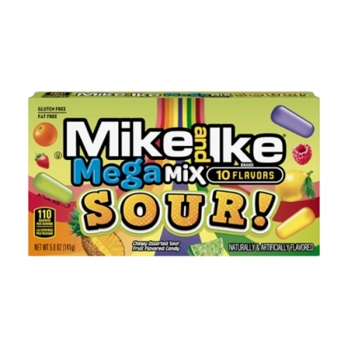 MIKE & IKE MEGA MIX SOUR THEATRE BOX 5OZ 