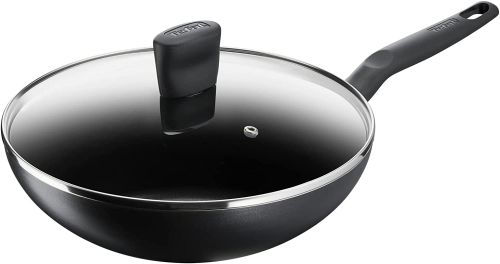 FRY WOK PAN WITH LID 28CM TEFAL B4591684