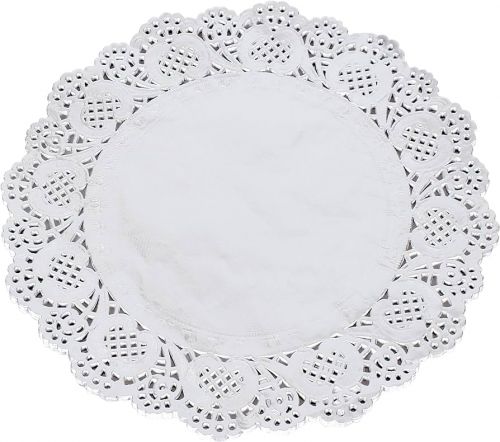 PAPER PACK DOILIES WHITE 100 PIECES 21.5CM