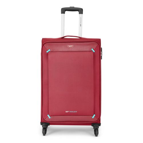 SUITCASE POLY 69CM GREY/BLUE/MAROON STAPLE PLUS