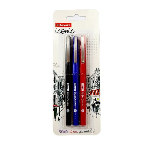 LUXOR FELT TIP PEN ICONIC 15800/3BC