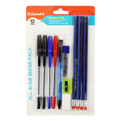 LUXOR STATIONERY STUDENTS KIT 1352/12BC