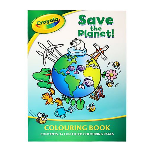 CRAYOLA SAVE THE PLANET COLOURING BOOK 3022/CYSA