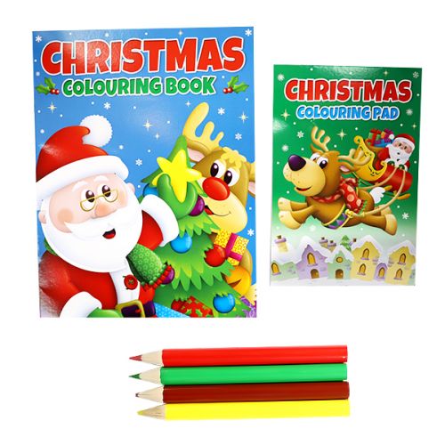 CHRISTMAS COLOURING PLAY PACK 2895/XMPP