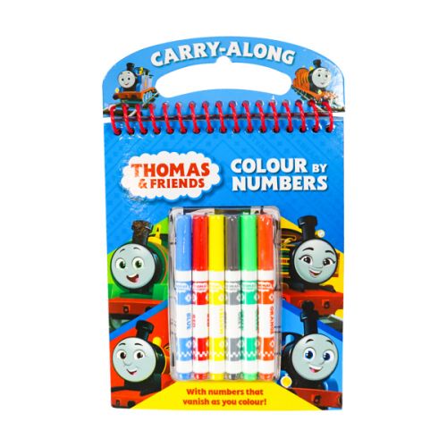 THOMAS & FRIENDS COLOURING BOOK BY NUMBERS 3453/TMCN