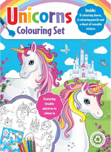 UNICORNS COLOURING SET 3044/UNCS2