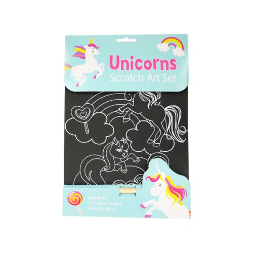 SCRATCH ART SET UNICORNS 3126/UNSA2