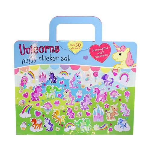 STICKER SET PUFFY UNICORNS 3259/UNPY