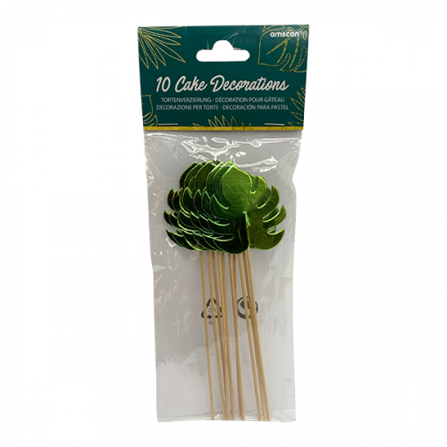 PICKS KEY CAKE DECORATION WEST WOOD 10PCS 9913806