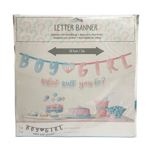 BANNER KIT BIG REVEAL 2PART 187X25CM 120638-55