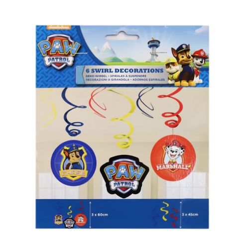 SWIRL FOIL DECORATION PAW PATROL 2018 61CM 9903833