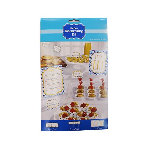 AMSCAN BUFFET DECORATING KIT PAPER MINIS 281001