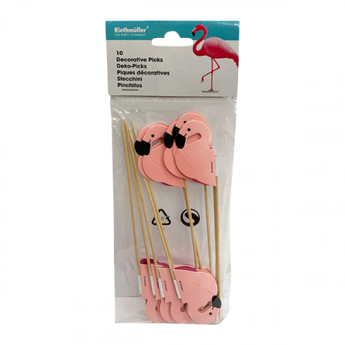 PICKS HONEYCOMB FLAMINGO PARADISE 10PCS 9903337
