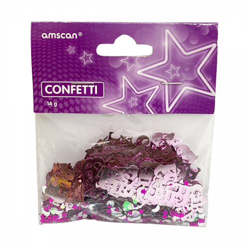 CONFETTI IT'S A GIRL FOIL 14G INT36033