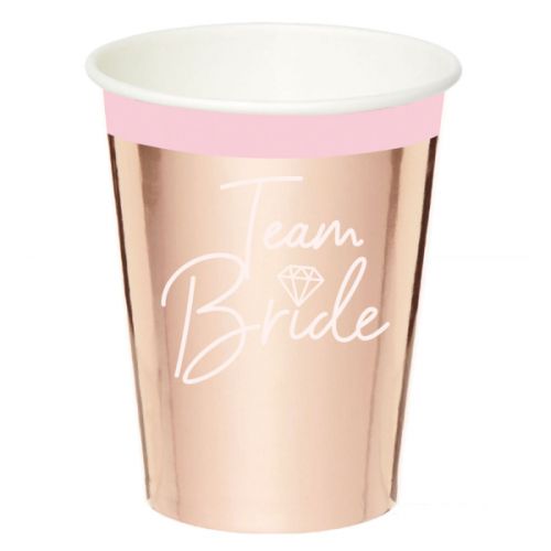 AMSCAN CUP HEN PARTY PAPER HOT STAMPED 250ML 8 PIECES 9909893-66