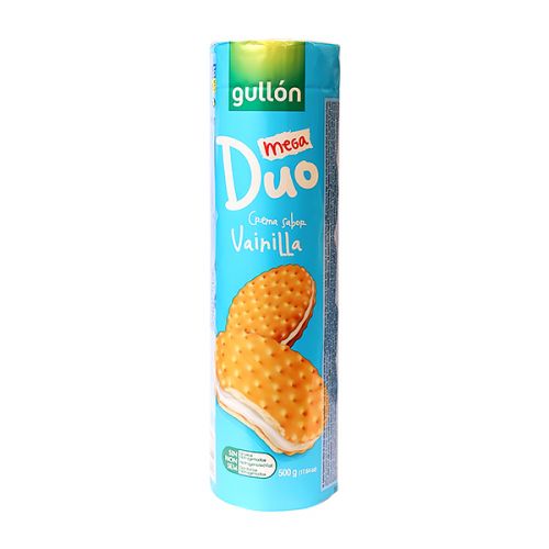 GULLON MEGA DUO VANILLA CREAM BISCUIT 500G 