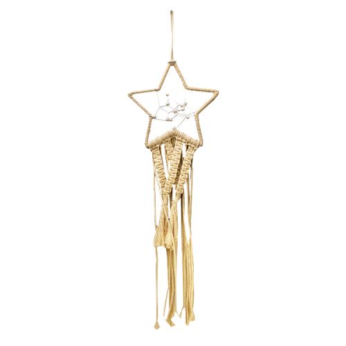 DECOR MACRAME WALL HANGING STAR TASSEL