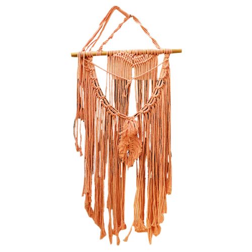 DECOR MACRAME WALL HANGING CURTAIN TASSEL 