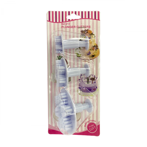 CAKE FONDANT CUTTER 3 PIECES SET A6206