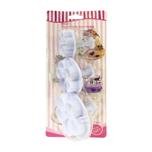CAKE FONDANT CUTTER 3 PIECES SET A8110