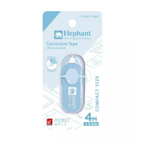 CORRECTION TAPE POCKET ELEPHANT 300913