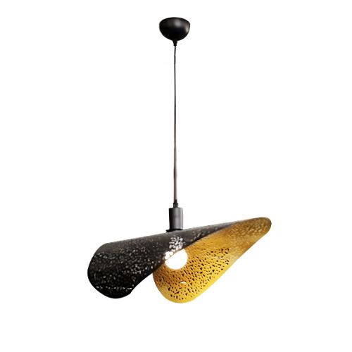 PENDANT LAMP BLACK AND GOLD 