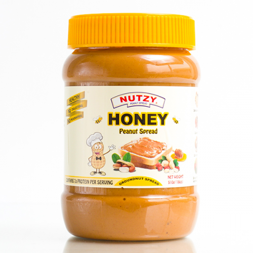 NUTZY PEANUT BUTTER HONEY 510G