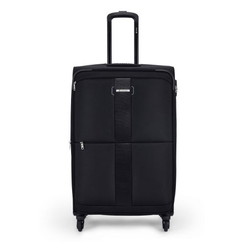 SUITCASE WITH GLAZED TRIMS POLY 55CM NEWBURY PLUS